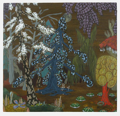 Enchanted Forest (Full Moon) 35 x 34cm