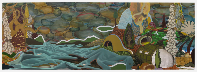 Nocturne (Frozen River) 170 x 60cm